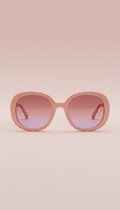 Oversized gradient sunglasses
