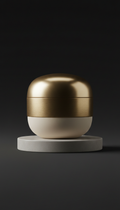 Sculpted balance moisturizer in geometric jar