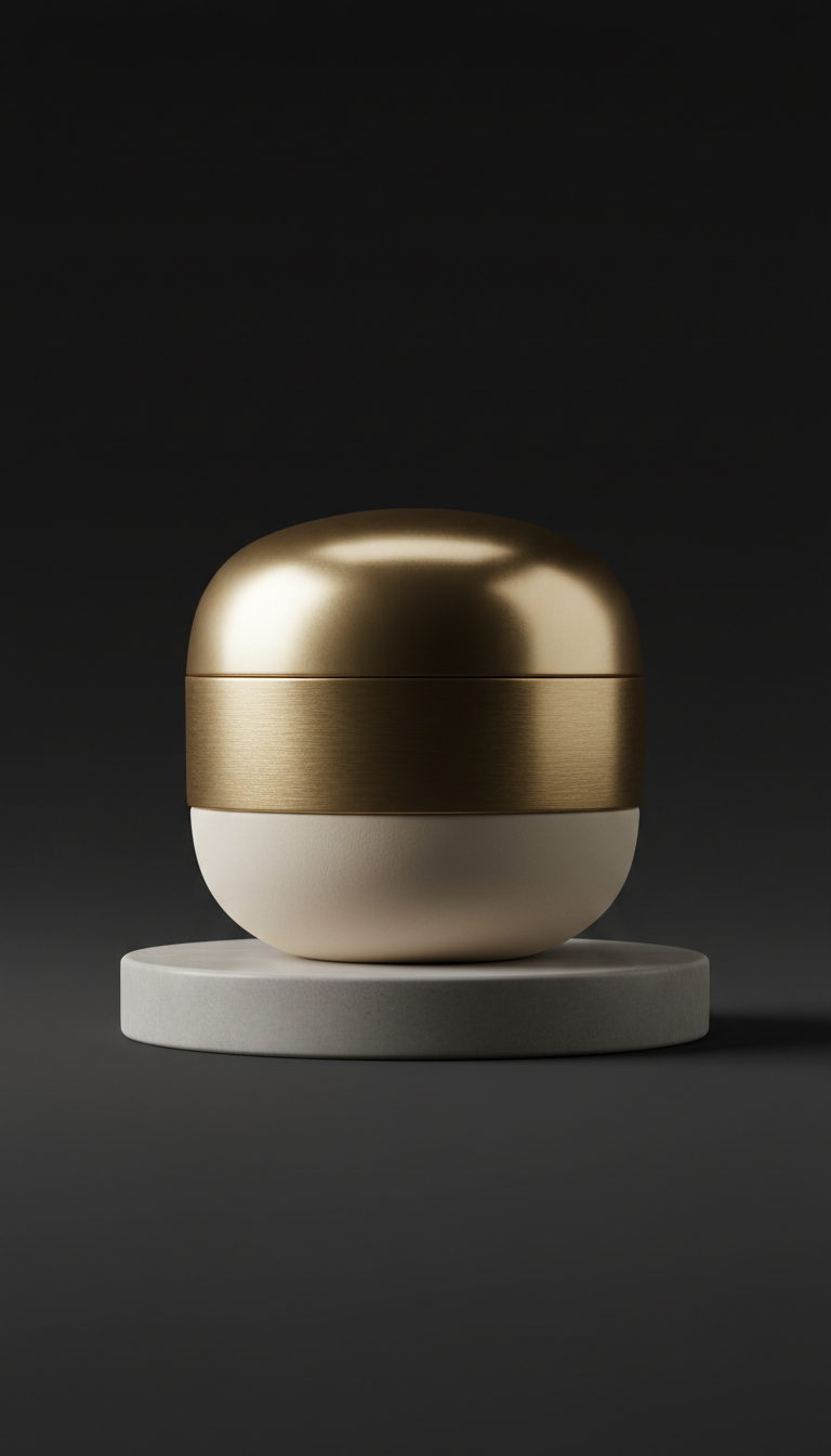 Sculpted balance moisturizer in geometric jar